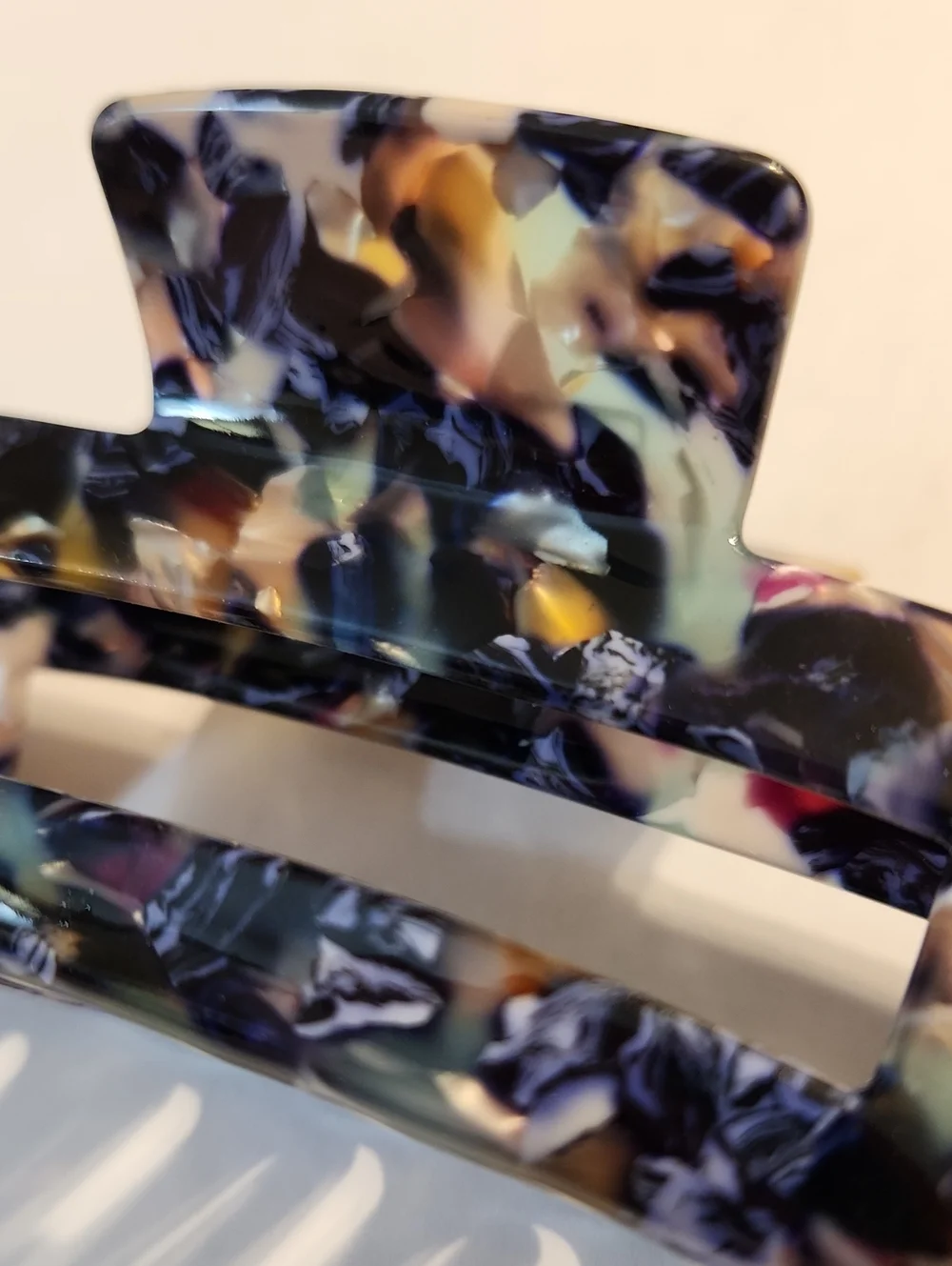 NWOT Acetate Hair Clip 4 inches